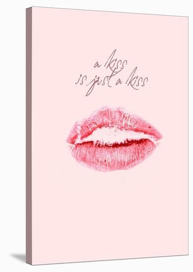 A Kiss Is Just a Kiss-Design Fabrikken-Stretched Canvas