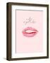 A Kiss Is Just a Kiss-Design Fabrikken-Framed Art Print