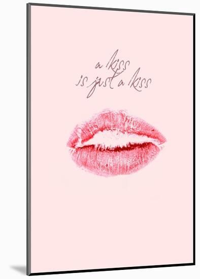 A Kiss Is Just a Kiss-Design Fabrikken-Mounted Art Print