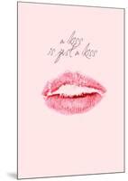 A Kiss Is Just a Kiss-Design Fabrikken-Mounted Art Print