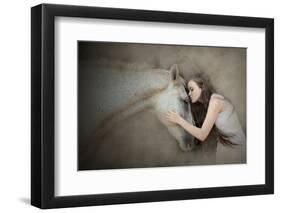 A Kiss-Olga Mest-Framed Photographic Print