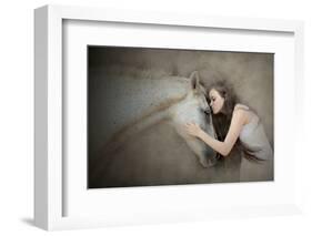 A Kiss-Olga Mest-Framed Photographic Print