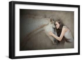 A Kiss-Olga Mest-Framed Photographic Print