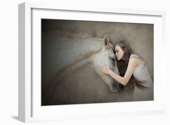 A Kiss-Olga Mest-Framed Photographic Print