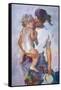 A Kiss-John Asaro-Framed Stretched Canvas