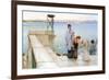 A Kiss-Sir Lawrence Alma-Tadema-Framed Premium Giclee Print