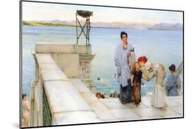 A Kiss-Sir Lawrence Alma-Tadema-Mounted Art Print