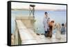 A Kiss-Sir Lawrence Alma-Tadema-Framed Stretched Canvas