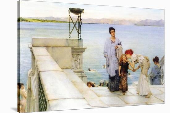 A Kiss-Sir Lawrence Alma-Tadema-Stretched Canvas