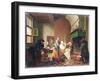 A Kitchen Interior with an Old Woman Scolding a Boy for Breaking a Dish (Oil on Canvas) (Pair of 10-Jan Josef the Younger Horemans-Framed Giclee Print