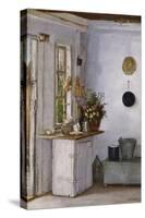 A Kitchen Interior-European School (Early 20th Century)-Stretched Canvas