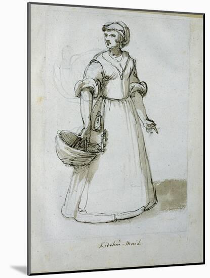A Kitchen Maid-Inigo Jones-Mounted Giclee Print