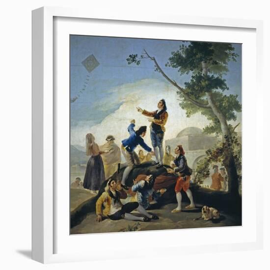 A Kite (La Comet), 1778-Francisco de Goya-Framed Giclee Print