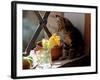 A Kitten Watching Through a Window, August 1997-null-Framed Photographic Print