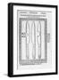 A Knife Trick (Engraving) (B/W Photo)-English-Framed Premium Giclee Print