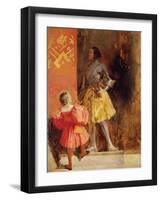 A Knight and Page, C.1826-Richard Parkes Bonington-Framed Giclee Print