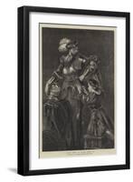 A Knight Arming-Sir John Gilbert-Framed Giclee Print