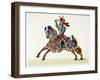 A Knight at a Tournament, Plate from "A History of the Development and Customs of Chivalry"-Friedrich Martin Von Reibisch-Framed Giclee Print