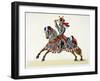 A Knight at a Tournament, Plate from "A History of the Development and Customs of Chivalry"-Friedrich Martin Von Reibisch-Framed Giclee Print