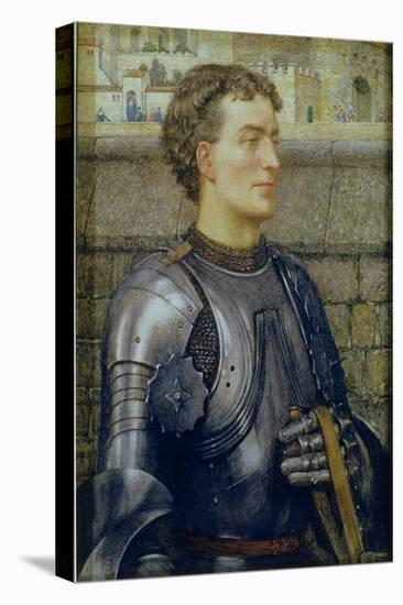 A Knight in Armour-Eleanor Fortescue-Brickdale-Stretched Canvas