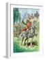 A Knight Outside a Castle-Peter Jackson-Framed Giclee Print