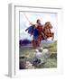 A Knight Riding a Rearing Horse-null-Framed Giclee Print