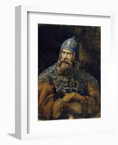 A Knight-Viktor Mikhaylovich Vasnetsov-Framed Giclee Print