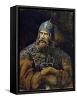 A Knight-Viktor Mikhaylovich Vasnetsov-Framed Stretched Canvas