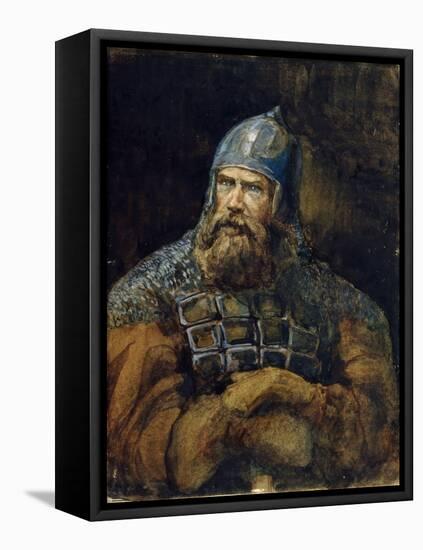 A Knight-Viktor Mikhaylovich Vasnetsov-Framed Stretched Canvas