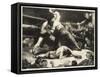 A Knock-Out, 1921 (Litho with Chine-Collé)-George Wesley Bellows-Framed Stretched Canvas