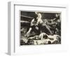 A Knock-Out, 1921 (Litho with Chine-Collé)-George Wesley Bellows-Framed Giclee Print