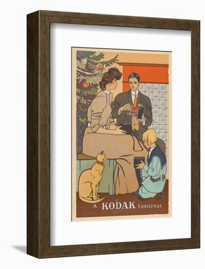 A Kodak Christmas-Stecher-Framed Art Print