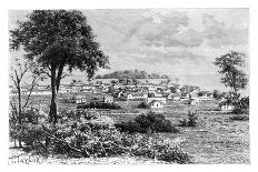 General View of San Juan Bautista, Puerto Rico, C1890-A Kohl-Framed Stretched Canvas