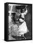 A Korean Woman Carrying a Baby on Her Back, 1936-null-Framed Stretched Canvas