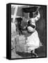 A Korean Woman Carrying a Baby on Her Back, 1936-null-Framed Stretched Canvas