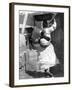 A Korean Woman Carrying a Baby on Her Back, 1936-null-Framed Giclee Print
