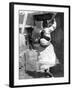 A Korean Woman Carrying a Baby on Her Back, 1936-null-Framed Giclee Print