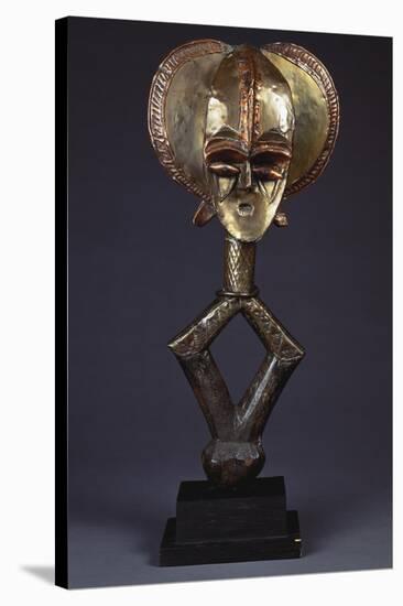 A Kota Brass-Covered Reliquary Figure-null-Stretched Canvas