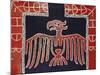 A Kwakiutl Button Blanket, a Frontal Eagle with Spread Wings, 19th Century-null-Mounted Premium Giclee Print