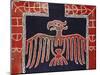 A Kwakiutl Button Blanket, a Frontal Eagle with Spread Wings, 19th Century-null-Mounted Giclee Print