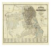 Official Guide Map of City and County of San Francisco, c.1873-A^ L^ Bancroft-Art Print