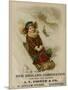 A. L. Foster & Co., A Girl on a Toboggan Sledding Down Hill, National Museum of American History-null-Mounted Art Print