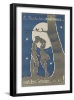 A l'heure des confidences, sur ton service...silence!-null-Framed Giclee Print