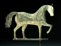 A Molded Copper and Cast Zinc Horse Weathervane, 1850-1867-A. L. Jewell and Co.-Stretched Canvas