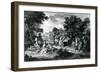 A L'Ombre Des Bosquets Dans Un Beau Jour D'Eté..C.1710-Bernard Picart-Framed Giclee Print
