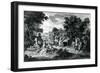 A L'Ombre Des Bosquets Dans Un Beau Jour D'Eté..C.1710-Bernard Picart-Framed Giclee Print
