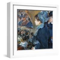 À l'opéra-Pierre-Auguste Renoir-Framed Art Print