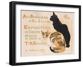 A la Bodiniere, 1894-Théophile Alexandre Steinlen-Framed Giclee Print