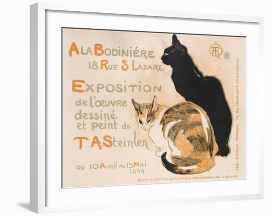 A la Bodiniere, 1894-Théophile Alexandre Steinlen-Framed Giclee Print