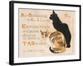 A la Bodiniere, 1894-Théophile Alexandre Steinlen-Framed Giclee Print